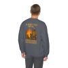 Flames Test Metal Courage Defines the Firefighter Crewneck Sweatshirt